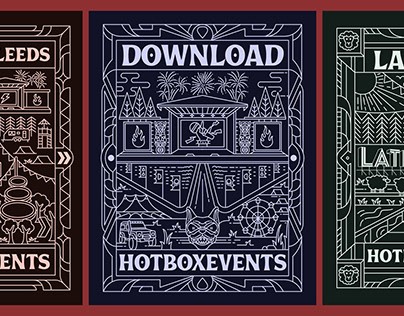 Hotboxevents Merchandise Illustration