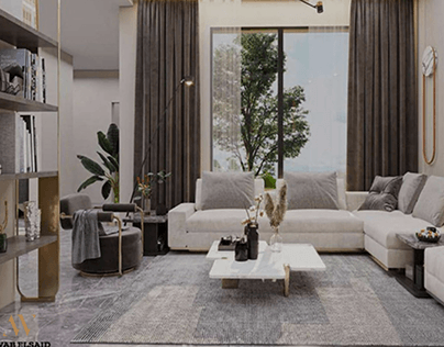 living room villa saad