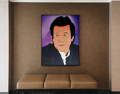 Prime minister Mr. Imran Khan Portrait Illustration