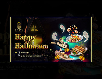 [Halloween] Japanese Restaurant Fanpage Cover Design