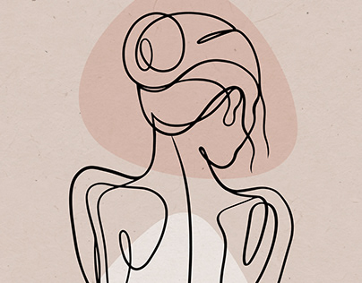 Abstract woman body.