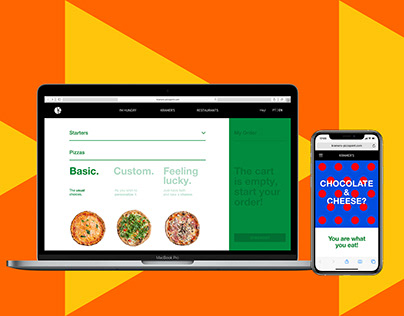 Kramer’s Pizza Joint e-commerce website