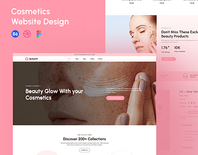 Cosmetics Website Design