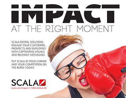 Impact at the Right Moment - digital & print ad