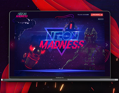NEON MADNESS promo web page