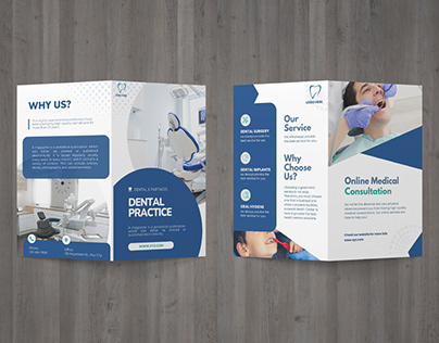 creative premium bifold brochure design
