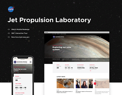 NASA's Jet Propulsion Laboratory Website