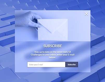 Daily UI : 026 Subscribe