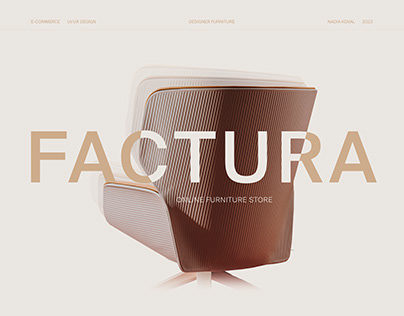 E-commerce | Online store of designer furniture