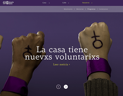 Web Manuela Ramos | Prototipo