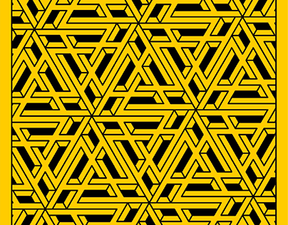 black in yellow pattern