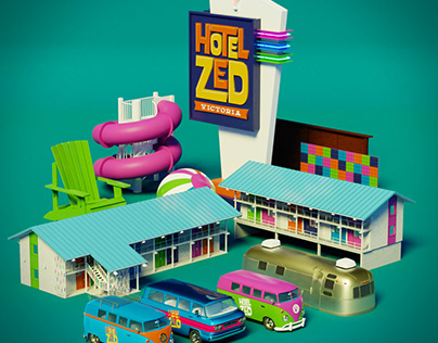 Hotel Zed Victoria - Blender 3d