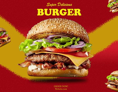 Burger Sale | Poster design