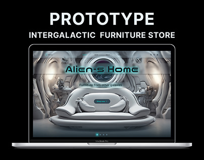 PROTOTYPE | INTERGALACTIC furniture store site| UX/UI
