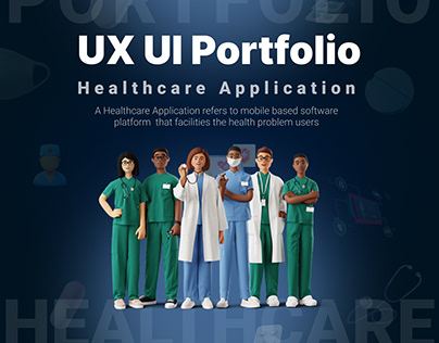 UX UI Portfolio Healthcare application