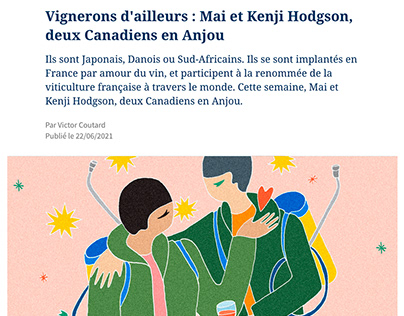 Le Figaro Vin - Mai et Kenji Hodgson