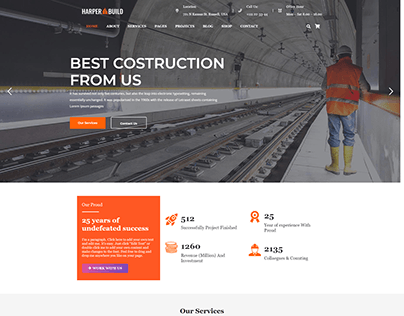 Harper - Construction - Website