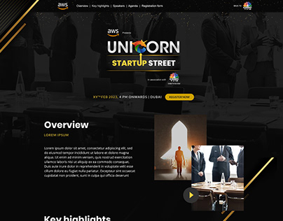 Unicorn Startup street / Billion dreams