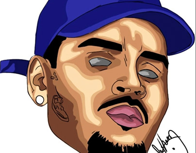 Caricatura- Chris Brown