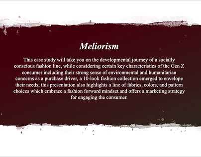 MELIORISM - FSF Design/Product Development Case Study