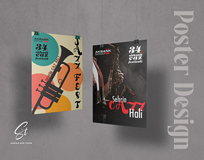 AKBANK Caz Festivali Afiş Tasarımı / Jazz Fest Poster