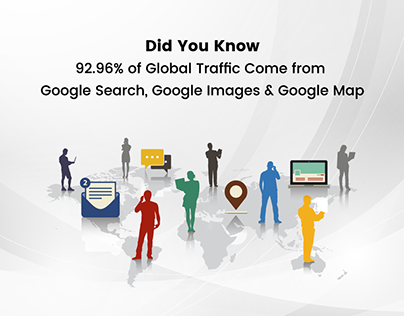 92.96% of Global Traffic Come from Google Search.