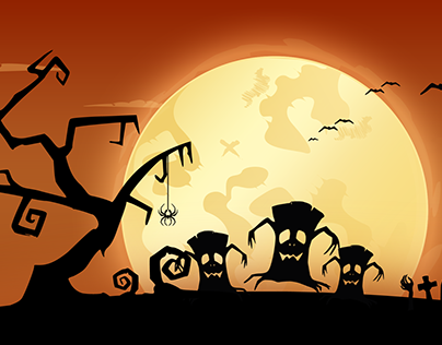 Halloween Vectors & Background