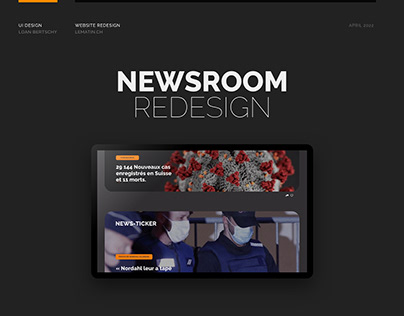 Project thumbnail - UI NEWSROOM REDESIGN