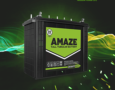 Amaze batteries | Creative mockup