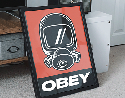 Obey Poster Illustration