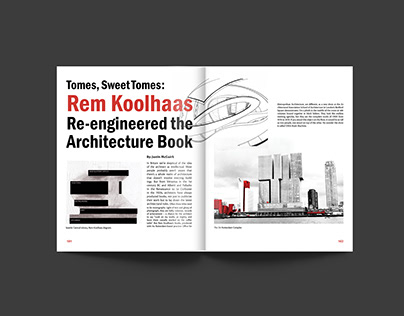 Rem Koolhaas Magazine Spread