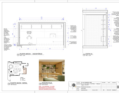 Detalhamento Home Office - Up3 Arquitetura