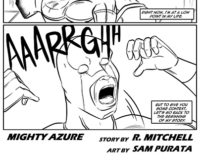Azure Hero comic