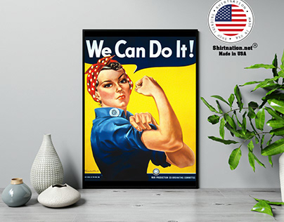 Rosie the Riveter we can do it poster