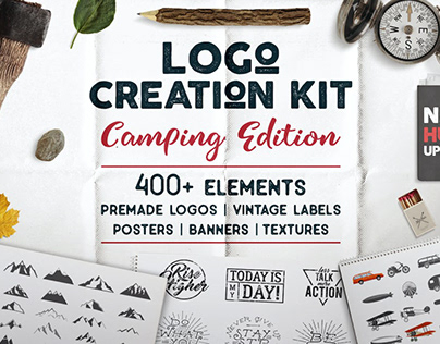 Logo Template Creation Kit - Camping Edition