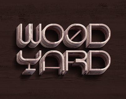 Wood Yard - Color Font