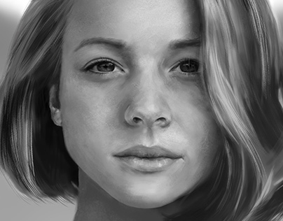 Female portrait - digital painting