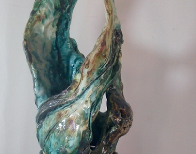 escultura cerámica la mujer en la mitología griega
