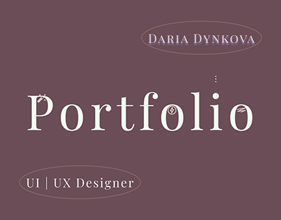 UI/UX designer portfolio 2024