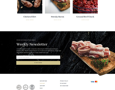 Country Butcher Website