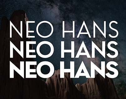 Neo Hans Typeface