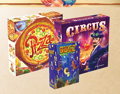 Amuza Games - 3 Family board games (2020)