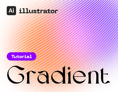 Gradient Background Design in Illustrator Tutorial