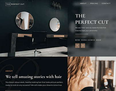 Hair Salon Templates Projects | Photos, videos, logos, illustrations and  branding on Behance