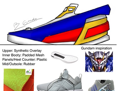 Footwear Design - Gundam Inspiration