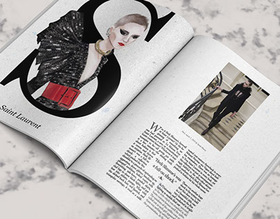 Spreads pages for fashion magazines.