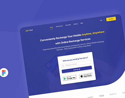 Recharge Landing page