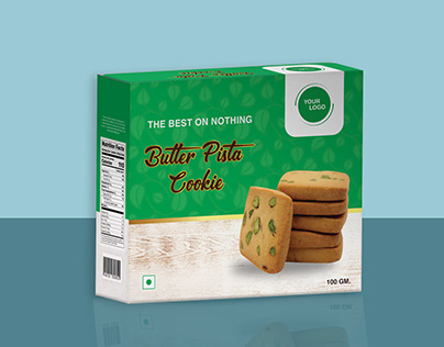 Butter pista cookie box packaging