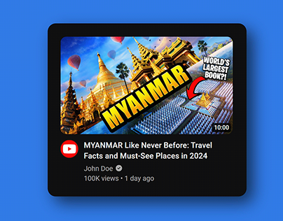 MYANMAR | Scwedagon Pagoda | Youtube Thumbnail