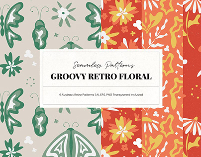 Groovy Retro Abstract Patterns